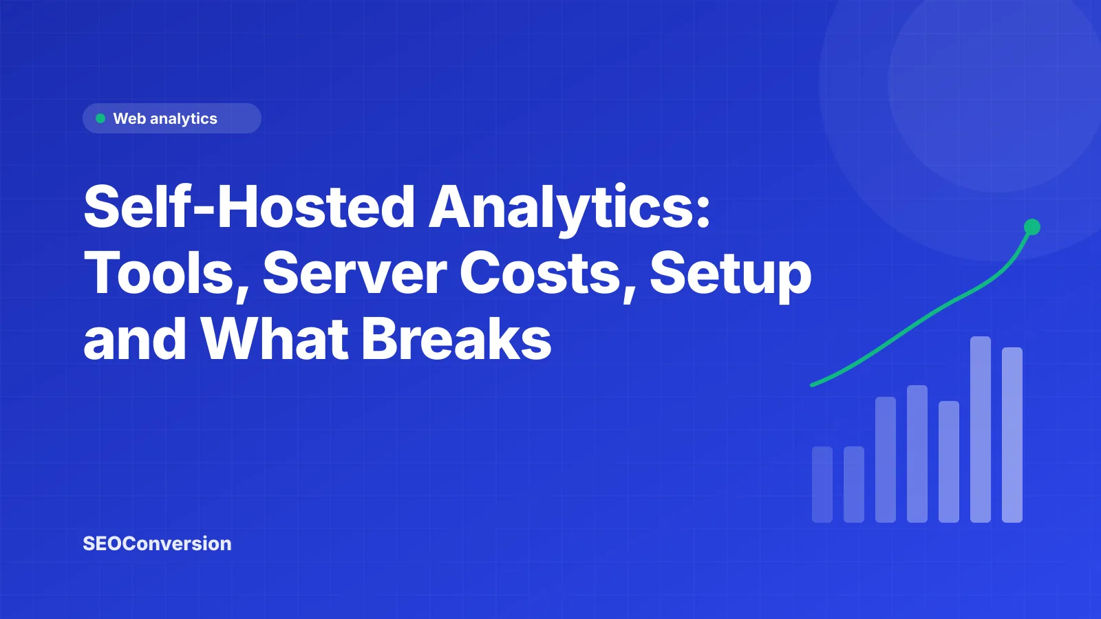 Self-Hosted Analytics: Tools, Server Costs, Setup and What Breaks Self-hosted analytics setup with a tracking script sending visits to your own server and database