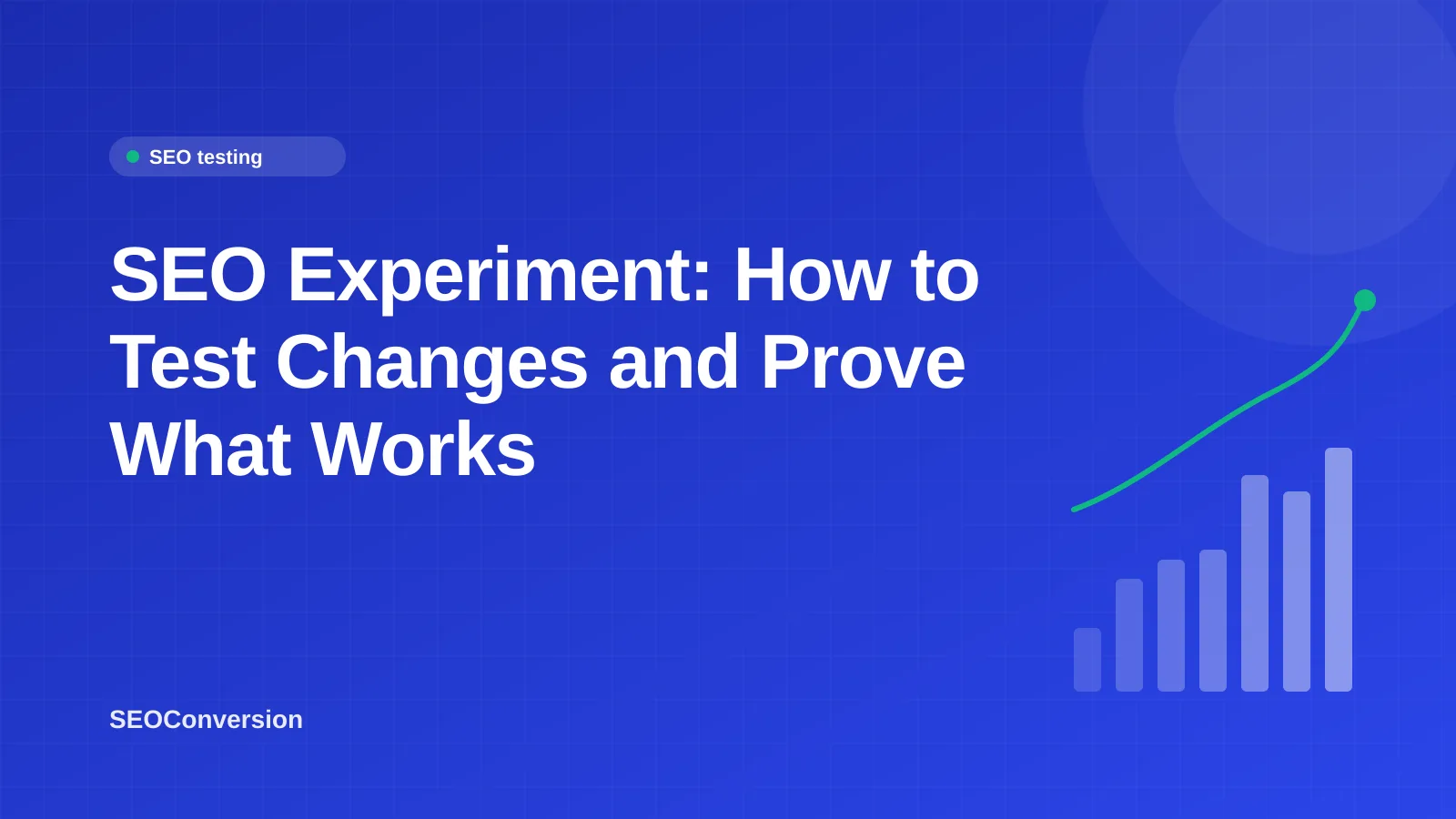 SEO Experiment: How to Test Changes and Prove What Works SEO experiment chart comparing organic clicks of a test page group against a control group